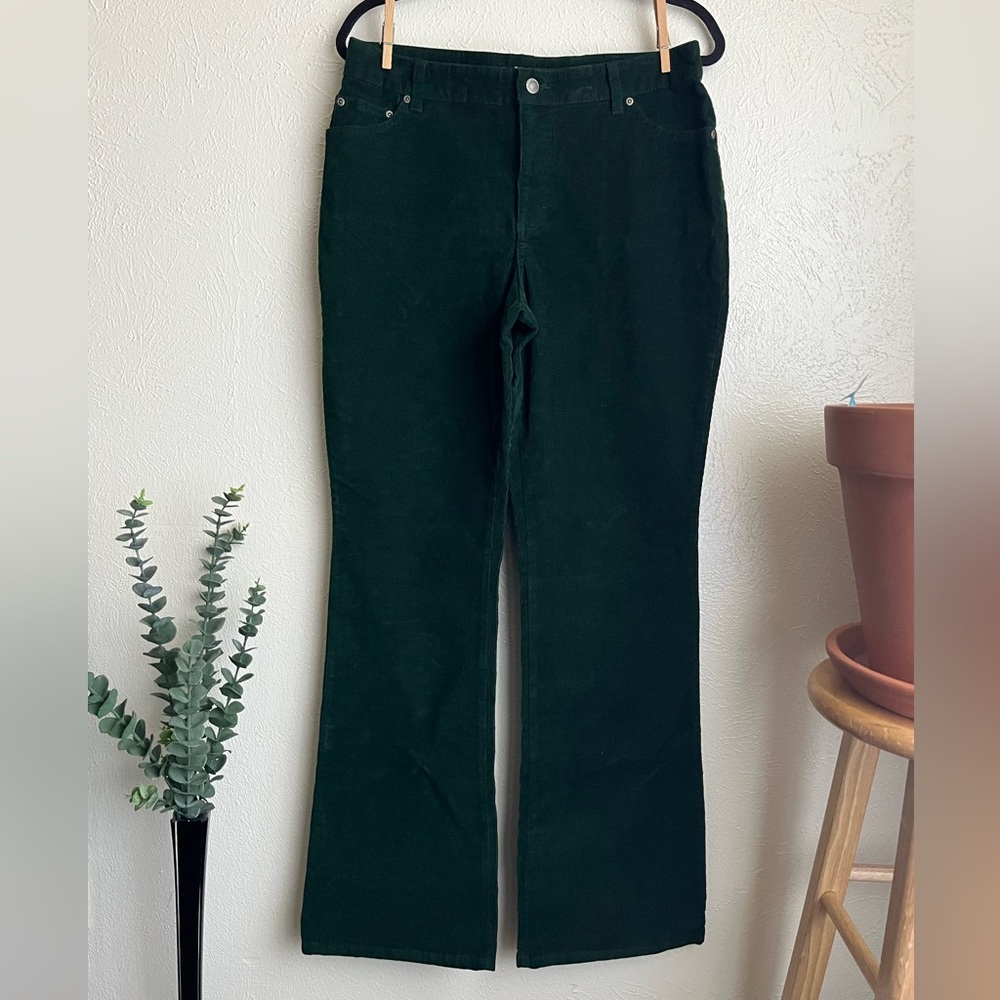 Forest green corduroy pants